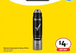 IGA Rexona Antiperspirant Spray offer