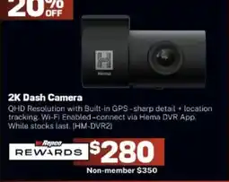 Repco 2K Dash Camera Hema offer