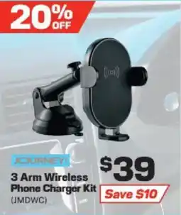 Repco Journey 3 Arm Wireless Phone Charger Kit offer