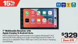 Repco 7" Multimedia Receiver with Apple Carplay & Android Auto offer