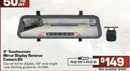 Repco 9" Touchscreen Mirror Display Reverse Camera Kit offer