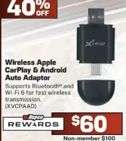 Repco Wireless Apple CarPlay & Android Auto Adaptor offer