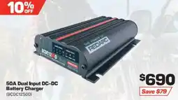 Repco 50A Dual Input DC-DC Battery Charger (BCDC1250D) Redarc offer