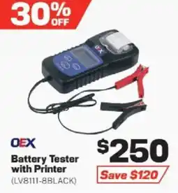 Repco OEX Battery Tester with Printer offer