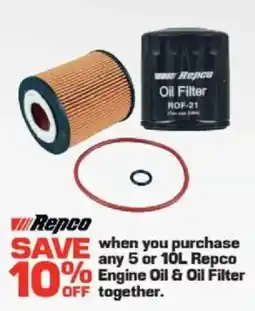 Repco Repco Engine Oil & Oil Filter offer