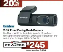 Repco Uniden 2.5K Front Facing Dash Camera offer