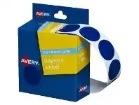 Officeworks Avery Self-adhesive Dispenser Labels Blue 24mm 500 Pack offer