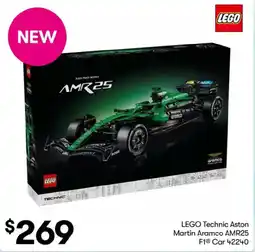 BIG W LEGO Technic Aston Martin Aramco AMR25 F1 Car offer