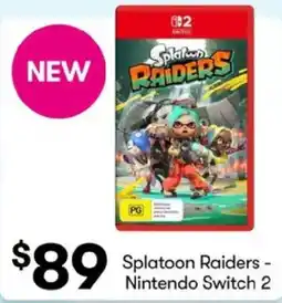 BIG W Splatoon Raiders - Nintendo Switch 2 offer