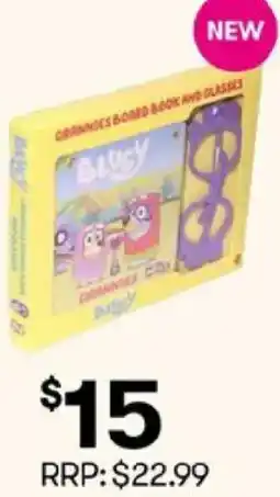 BIG W Grannies Board Book and Glasses offer