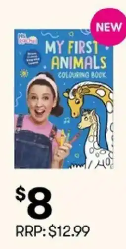 BIG W My First Animals Colouring Book offer