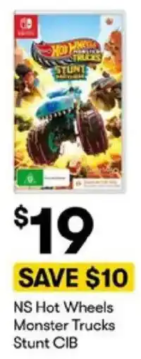 BIG W NS Hot Wheels Monster Trucks Stunt CIB offer