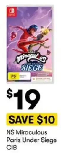BIG W NS Miraculous Paris Under Siege offer