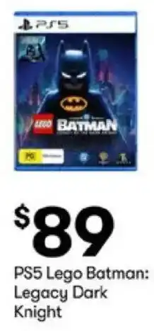 BIG W PS5 Lego Batman: Legacy Dark Knight offer
