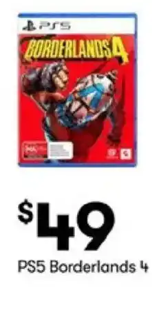 BIG W PS5 Borderlands 4 offer