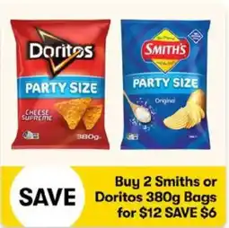 BIG W Smiths or Doritos Bags offer