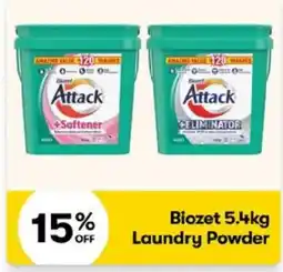 BIG W Biozet Attack Laundry Powder offer