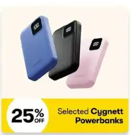 BIG W Selected Cygnett Powerbanks offer