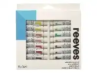 Officeworks Reeves Watercolour Paint Set 12mL 18 Pack offer