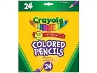 Officeworks Crayola Coloured Pencils 24 Pack offer