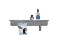 Officeworks Three By Three Magnetic Shelf Stainless offer