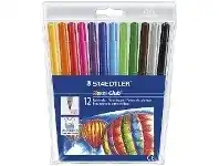 Officeworks Staedtler Noris Club Coloured Fibre Tip Markers 12 Pack offer