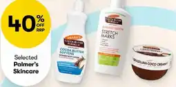 BIG W Palmer's Skincare offer