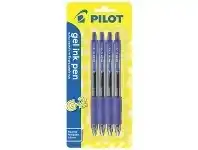 Officeworks Pilot G-2 Fine Retractable Gel Pens Blue 4 Pack offer