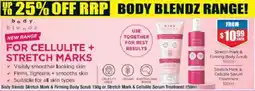 Chemist Warehouse Body Blendz Stretch Mark & Firming Body Scrub or Stretch Mark & Cellulite Serum Treatment offer