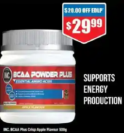 Chemist Warehouse INC. BCAA Plus Crisp Apple Flavour offer