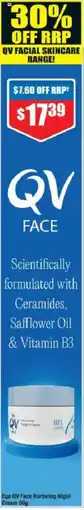 Chemist Warehouse Ego QV Face Nurturing Night Cream offer