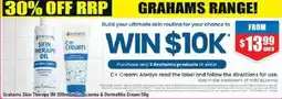 Chemist Warehouse Grahams Skin Therapy Oil 220milor.Eczema & Dermatitis Cream offer