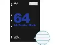 Officeworks Keji A4 55gsm 8mm Binder Book 64 Page offer