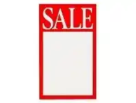 Officeworks Quik Stik QuikStik Sale Display Tickets 10 Pack offer