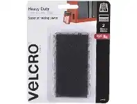 VELCRO Brand Heavy Duty Hook and Loop Strip 50 x 100mm 2 Pack