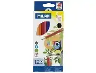 Officeworks Milan Coloured Pencils 12 Pack offer