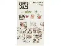 Officeworks Carpe Diem Mini Sticker pad Bloom 12 Sheets offer