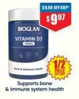 Chemist Warehouse Bioglan Vitamin D3 offer