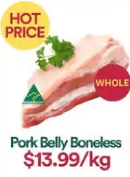 WHOLEFARMS Pork Belly Boneless offer