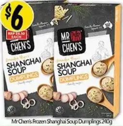 NQR Mr Chen's Frozen Shanghai Soup Dumplings offer