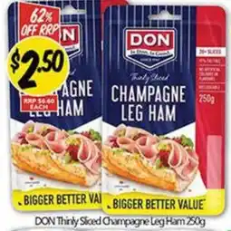NQR DON Thinly Sliced Champagne Leg Ham offer