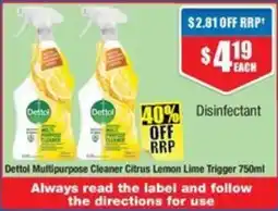 Chemist Warehouse Dettol Multipurpose Cleaner Citrus Lemon Lime Trigger offer