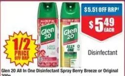 Chemist Warehouse Glen 20 All In One Disinfectant Spray offer