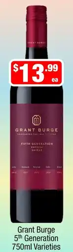 Liquor Stax Grant Burge 5th Generation Varieties offer