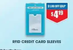 Chemist Warehouse Rfid Credit Card Sleeves offer