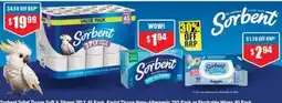 Chemist Warehouse Sorbent Toilet Tissue Soft & Strong 3PLY offer