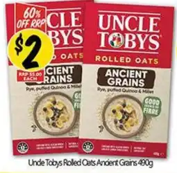 NQR Uncle Tobys Rolled Oats Ancient Grains offer