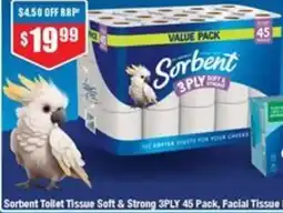 Chemist Warehouse Sorbent 3 Ply Toilet Paper offer