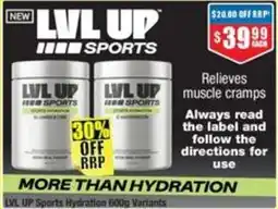 Chemist Warehouse LVL UP Sports Hydration offer