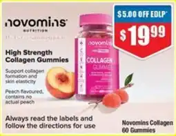 Chemist Warehouse Novomins High Strength Collagen Gummies offer